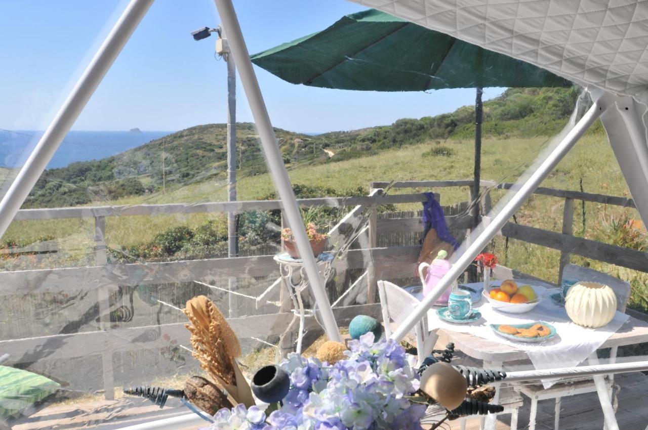 Agriturismo Glamping Erbe Matte SantʼAntìoco Buitenkant foto