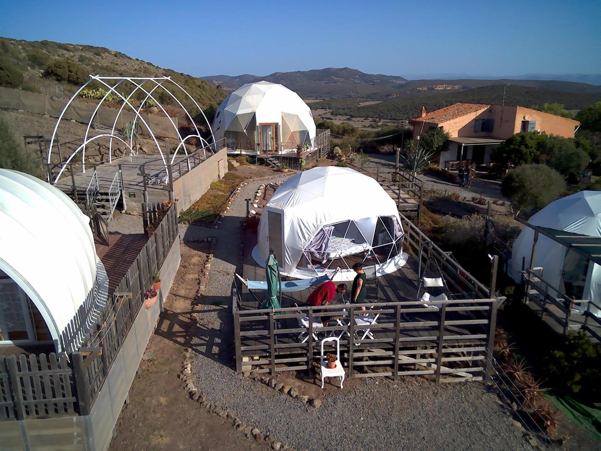 Agriturismo Glamping Erbe Matte SantʼAntìoco Buitenkant foto